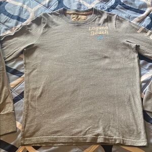 HOLLISTER Laguna B Men's Gray Shirt